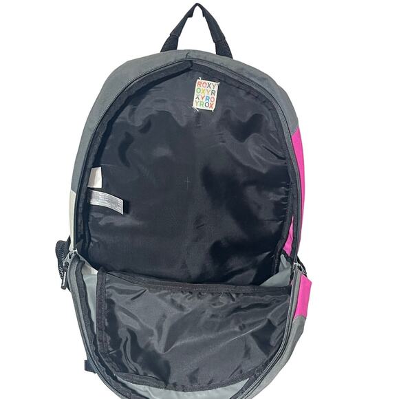 Roxy Backpack Pink White & Black “The Heart Of Surfing” - Picture 4 of 13